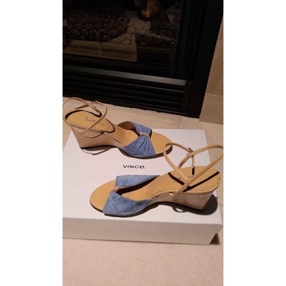 Designer Classiques Entier Italy Wedge Heel Shoes Size 8.5 - Picture 2 of 7